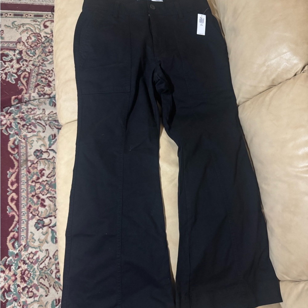 Old Navy Women Black Chinos